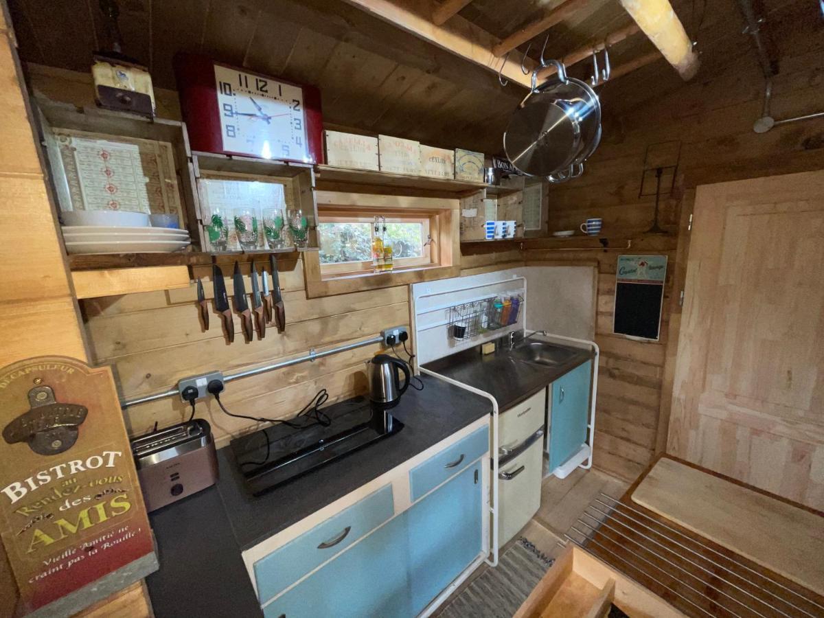 Retro Private Lodge With Hot Tub Nr Dartmoor Newton Abbot Exterior foto
